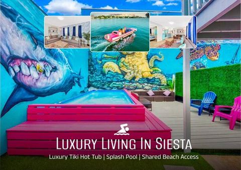 Shark Unit, Pool Jacuzzi Steps to Siesta Key Beach — Siesta Key, FL