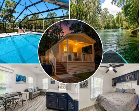 Crystal River Cabin w/ Pool & Boat Parking