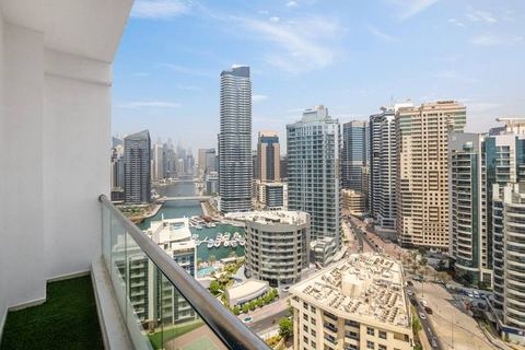 Sea View 3BR in Dubai Marina with pool and Suana — Dubai, Dubai