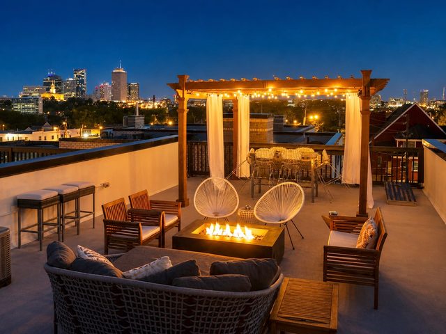 ★INSPIRE HOUSE★ Chic Urban Townhouse with City View Terrace with lights + 9 bds — Nashville, TN