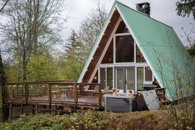 PNW A-Frame - Hot tub with view and A/C — Gold Bar, WA