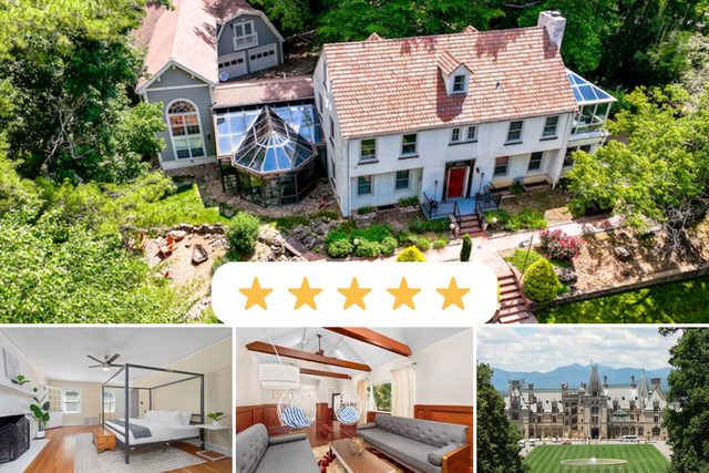 Asheville 8BR Lakefront w/ Hot Tub • Sleeps 24