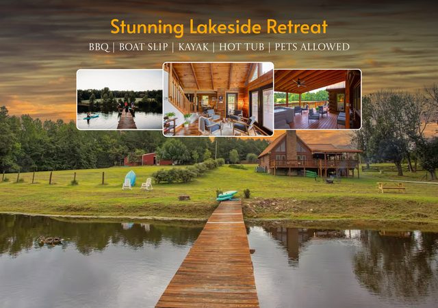Stunning 25-Acre Oxford Escape | Waterfront | BBQ