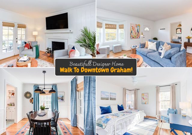 Radiant Home in Graham – Garden Views | BBQ Grill