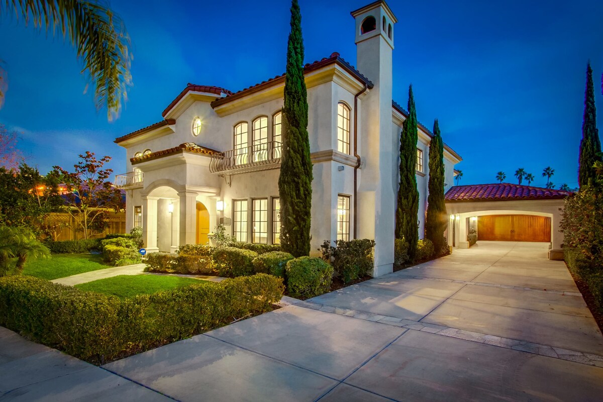 Mediterranean Beauty with Rooftop Deck and Ocean Views