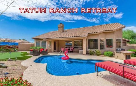 Tatum Ranch Retreat | Heated Pool & Backyard Fun