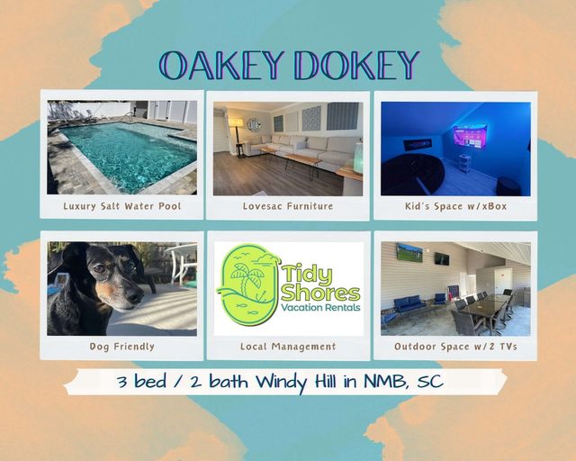 Quiet Windy Hill Retreat | Pool, Game Room, Pets — North Myrtle Beach, SC