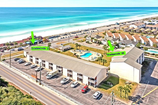 Tradewinds 2-Ground Floor, right across from gulf