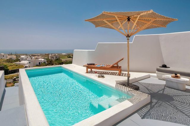 Santorini Olivia Villa: Private Pool & Sea Views