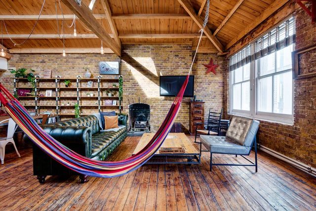 East London loft penthouse with epic roof terrace and loads of space