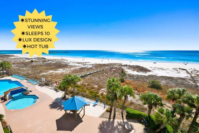 Beachfront 3BR Condo | Balcony + Pools