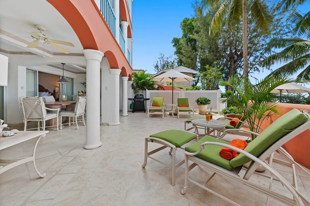 2-Bed Beachfront Apartment with Private Patio
