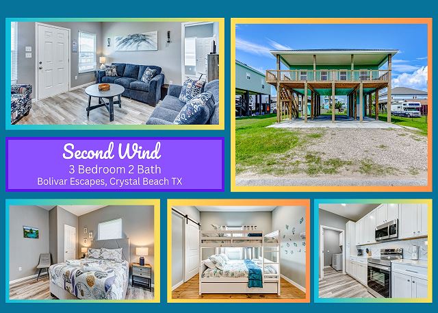 Second Wind-Pet Friendly-3 bedroom 2 bath home that sleeps 10.