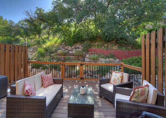 Executive Rental Near Town and Trails - End Unit - Deck, Views, & Garage