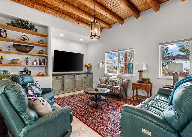 Santa Fe, New Mexico United States - Private 15 Acres | Hot Tub + Views | Close to Plaza  | Vacation Rental Collective Website