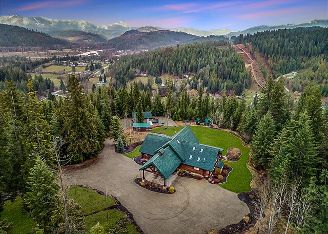 8 Acre Private Estate | Zipline | 5 mi to Silver Mtn | Rock Climbing Wall