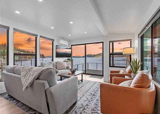 Lakefront Home with Private Beach and Dock | Outdoor Dining