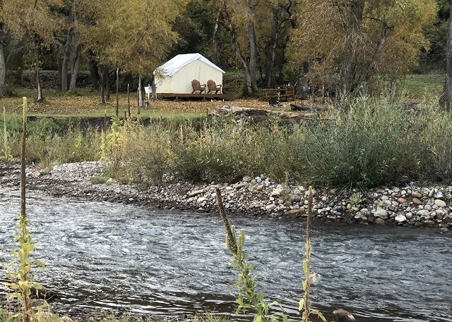 Charming Yurt on the Pine River | Escape from It All - Fly Fishing, Privacy — Bayfield, CO
