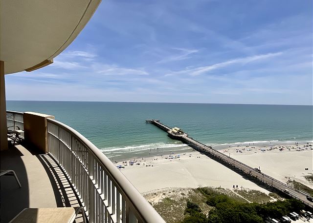 Corner oceanfront 16th floor beauty with access to all amenities — Arcadian Shores, SC
