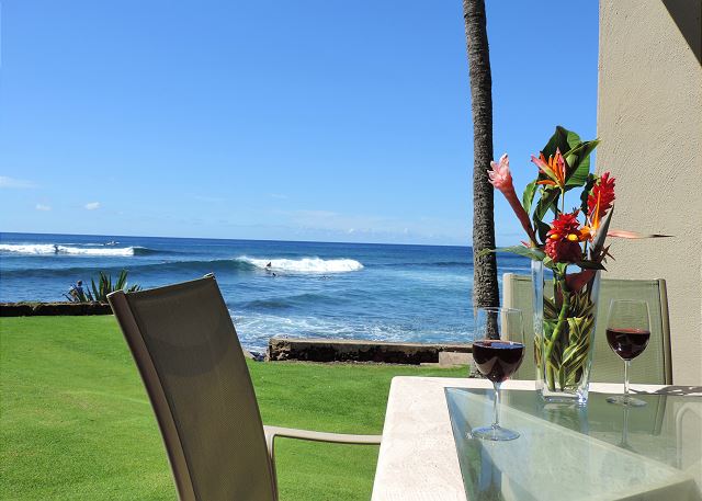 Oceanfront Kuhio Shores Vacation Condo 2 Bedroom — Koloa-Poipu, HI