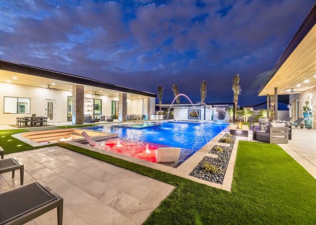 Scottsdale, Arizona United States - Hozho Estate on the 19th Hole (POOL and SPA HEAT INCLUDED) | Premier AZ Destinations