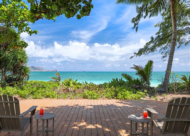 Kailuana-Incredible Beach Front! Lic. Rental #1990/NUC-1774,1775 — Kailua, HI
