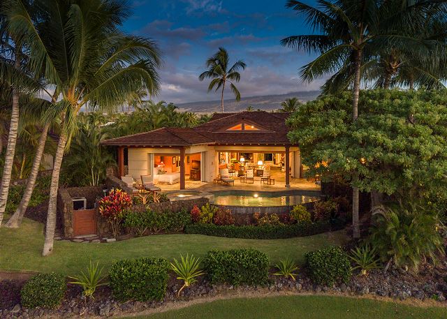 Hualalai Resort, Kailua-Kona, Hawaii United States - Hualalai 72-139 Pakui~Ocean View~pool~spa | Private Homes Hawaii