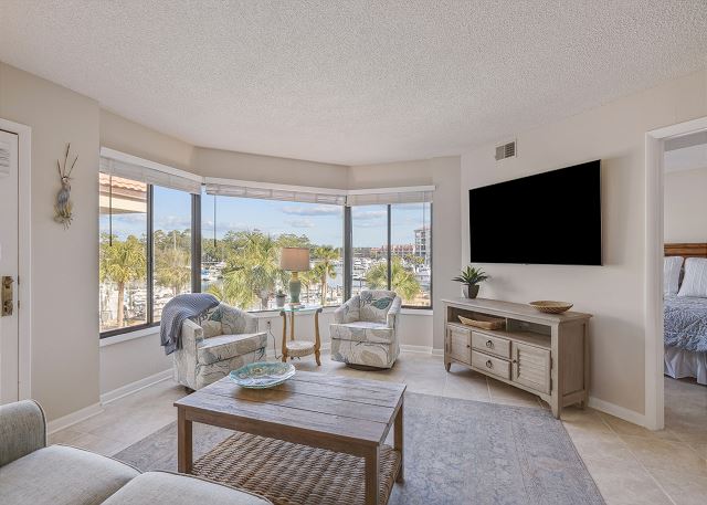 Hilton Head Island, South Carolina United States - Great Marina Views, Steps to Pool, Bike to Beach | Trident Villa Rentals