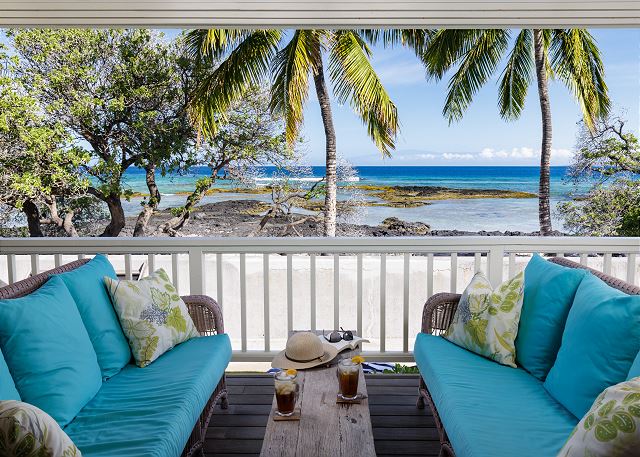 Kamuela, Hawaii United States - Big Island Ohana Hale-3BR Puako Oceanfront, Huge Lanai with Stunning Sunsets! | Hawaiian Villa Rentals