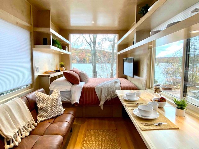 Lakefront Boho Tiny House — East Lyme, CT