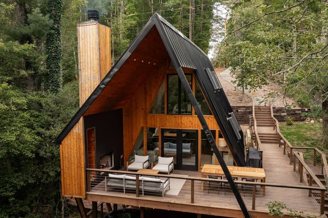 Blue Ridge Triangle: Reimagined A-Frame w/ Hot Tub