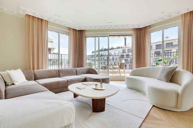 Magnificent apartment with AC- 3BR-6P-Tour Eiffel