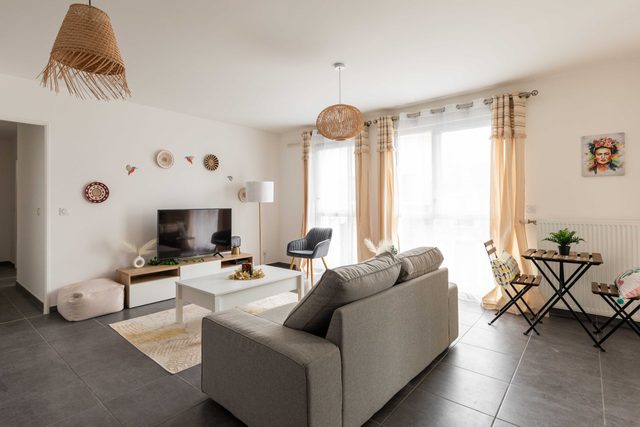 Charming Apartment 2BR/4P - Near to Lyon
