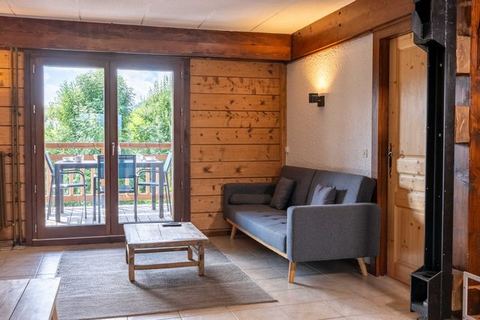 1BDR/4P apartment with balcony and parking- Megève