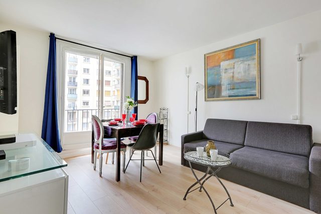 Charming apt avec balcon- 2BR/6P - Paris Expo