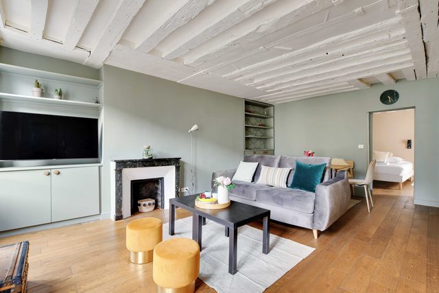 Chic apartment -1BR/4P- Haut Marais / République