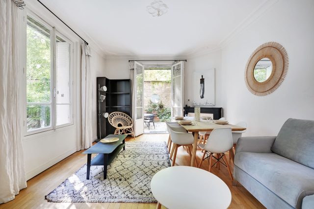 Nice appt *garden* 3 BDR / 6P - MIRABEAU - AUTEUIL