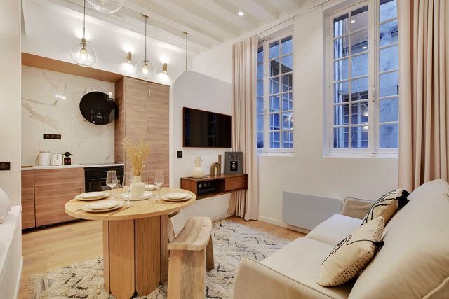 Charming apartment - 1BR/4P - AC - Marais