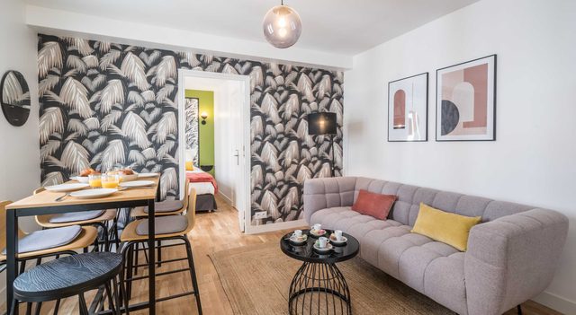 Bright apartment - 3Bdr/6P - Parc des Buttes-Chaumont