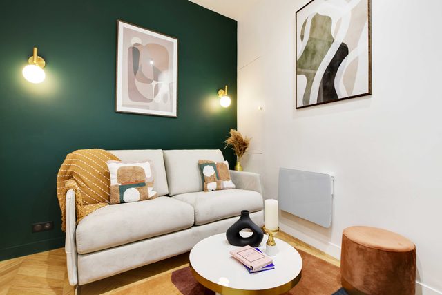 Chic Apartment - 1BR/4P - Facing the Louvre