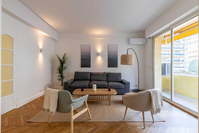 Renovated apartment 80m2 6P / 2BR - Cannes Palm Beach