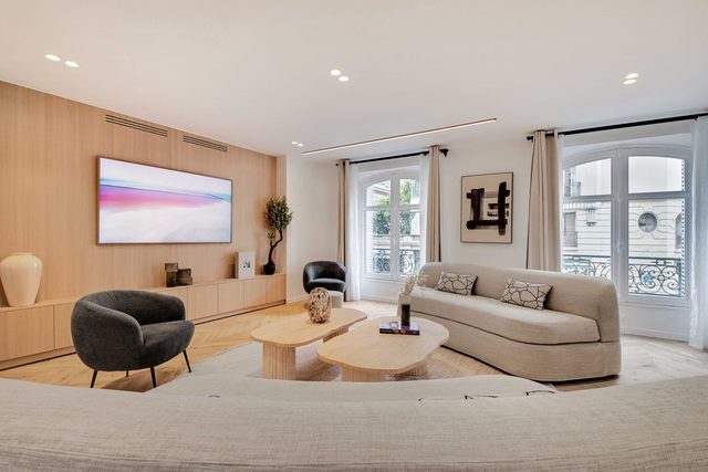 Elegant flat  AC - 4 BR/10P - Avenue Matignon
