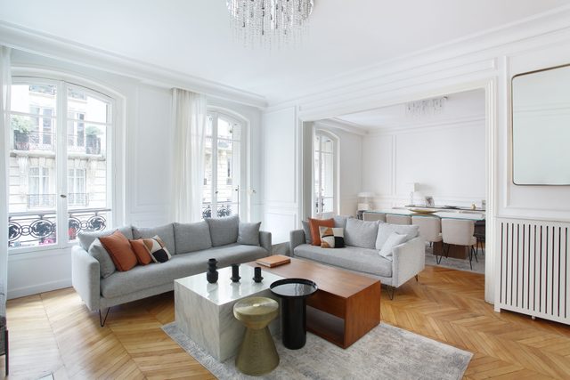 Spacious apartment - 4BR/8P - Parc Monceau