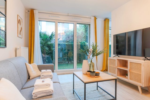 A Cozy Nest with Garden - Montreuil - 1BR/4P