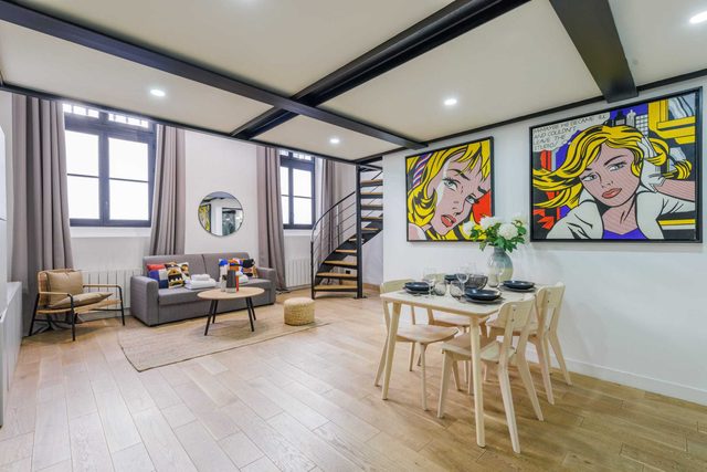 Superb DUPLEX - 1BDR /2P - Saint Germain - Solférino