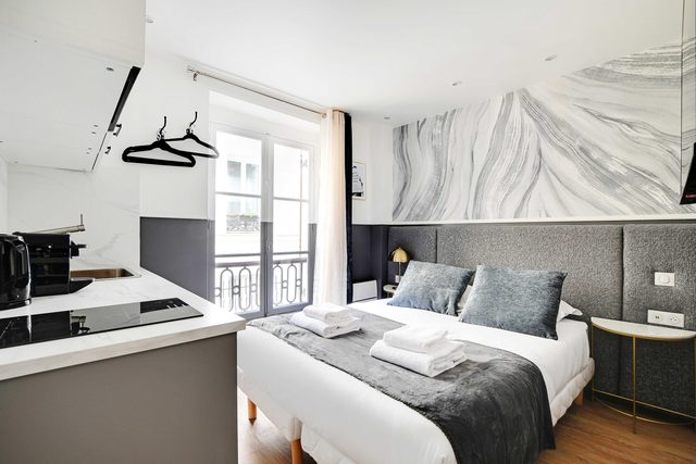 Modern Studio for 2P with A/C - Near Montmartre