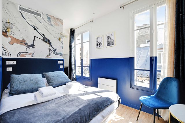 Studio Cosy for 2P with A/C - Near Montmartre