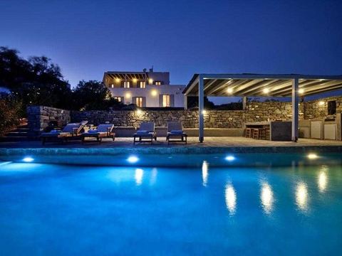 Sublime Villa 3BD/6P - Pool/Sea View/AC - Paros
