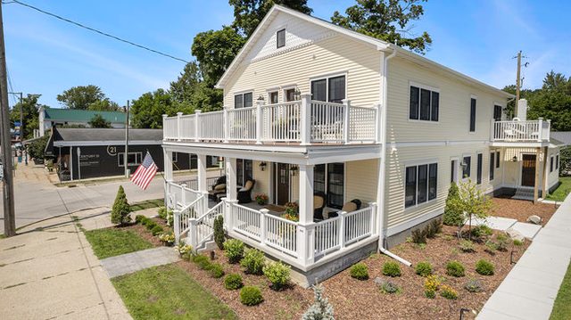 The Dala House whole house — Onekama, MI