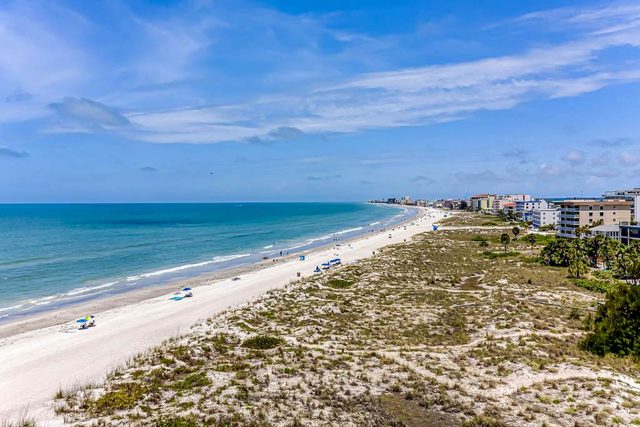Gulf front getaway with sunset view balcony beachfront pool and easy beach access
